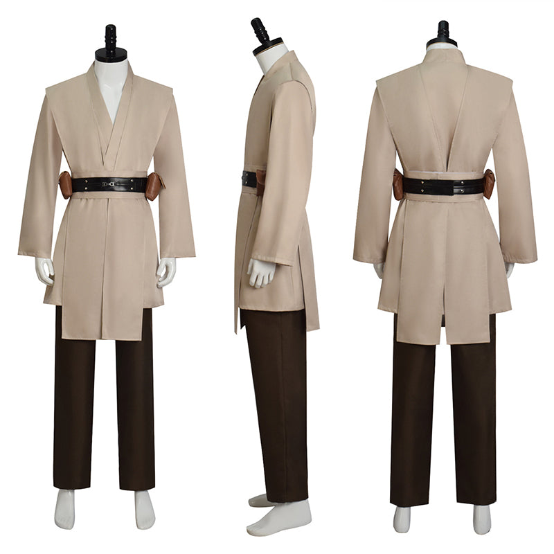 Star Wars Obi-wan Kenobi Cosplay Costume Jedi Master Anakin Suit Outfit