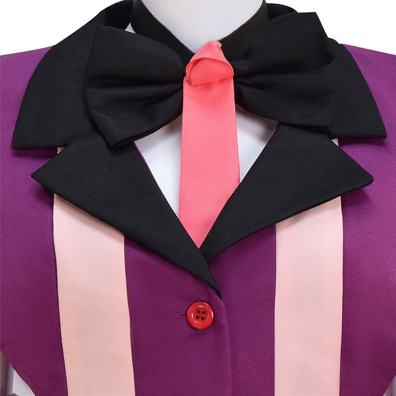 Anger Dust Cosplay Costume Hazbin Hotel Uniform Pendant Hat Halloween Party Suit