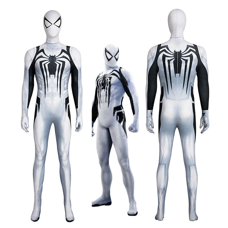Anti-Venom Suit Spider Man Edward Eddie Brock Cosplay Costume Halloween Jumpsuit
