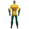 Aquaman Costume Aquaman And The Lost Kingdom Arthur Curry Cosplay Costume Gold Jumpsuit Outfit