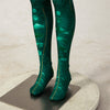 Mera Costume Aquaman 2 Mera Cosplay Supergirl Green Jumpsuit Halloween Carnival Suit