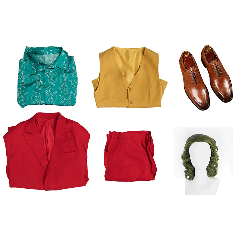 Fexinshern Film Joker Fleck Cosplay Maschera Clown Maschera - Foto 2