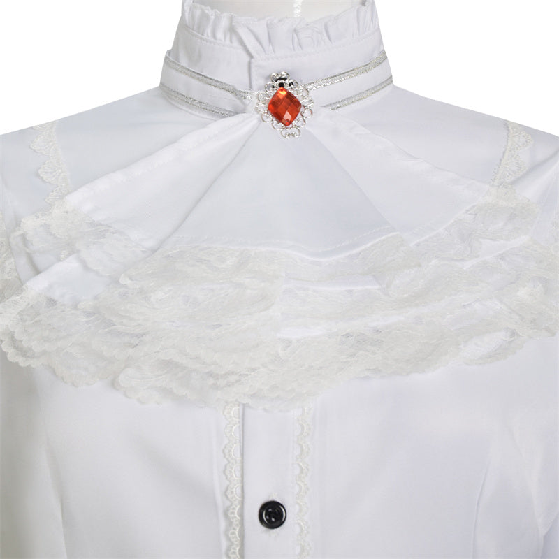 Resident Evil 4 Remake Monodrama Ashley Graham Shirt Cosplay Costume Halloween Party Suit