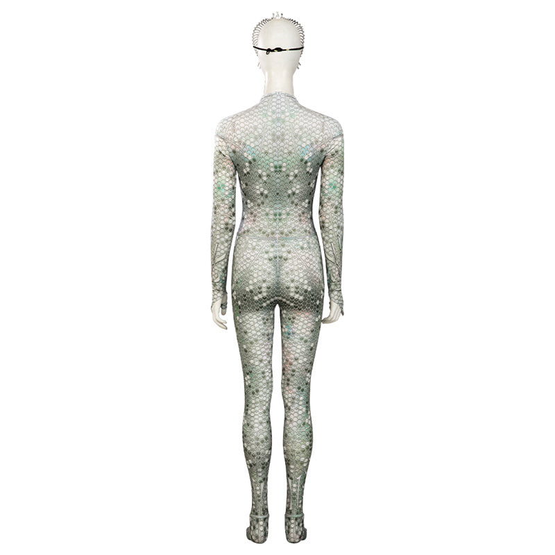 Queen Atlanna Suit Aquaman and The Lost Kingdom Atlanna Costume Jumpsuit Crown