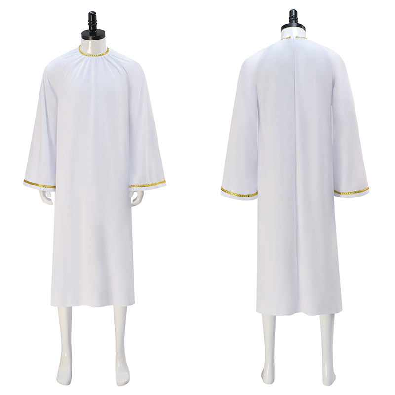 Archangel Robe Aziraphale Crowly Cosplay Good Omens Aziraphale Angel Robe Costume Hal ...