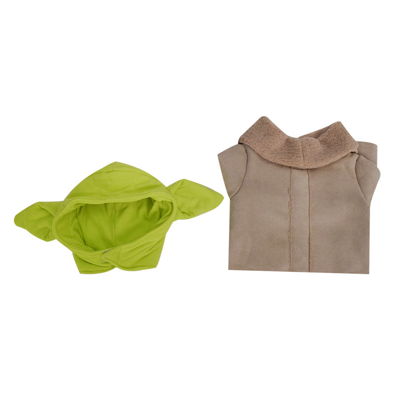 Star Wars The Mandalorian Baby Yoda Cosplay Costume Kids Halloween Party Suit, 110