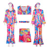 Margot Robbie Barbie Cosplay Costume Retro Hip-hop Street Outfit Halloween Dance Performance Suit