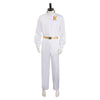 2023 Barbie Ryan Gosling White Cosplay Costume Barbie Ken White Tracksuit Outfit