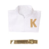 2023 Barbie Ryan Gosling White Cosplay Costume Barbie Ken White Tracksuit Outfit