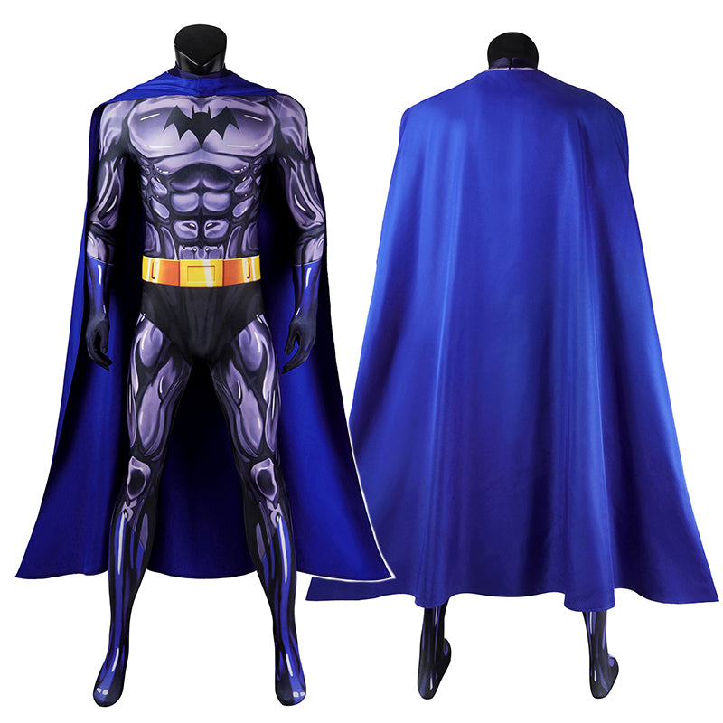 The New Batman Adventures Season 1 Cosplay Costume Superhero Batman Jumpsuit Cape