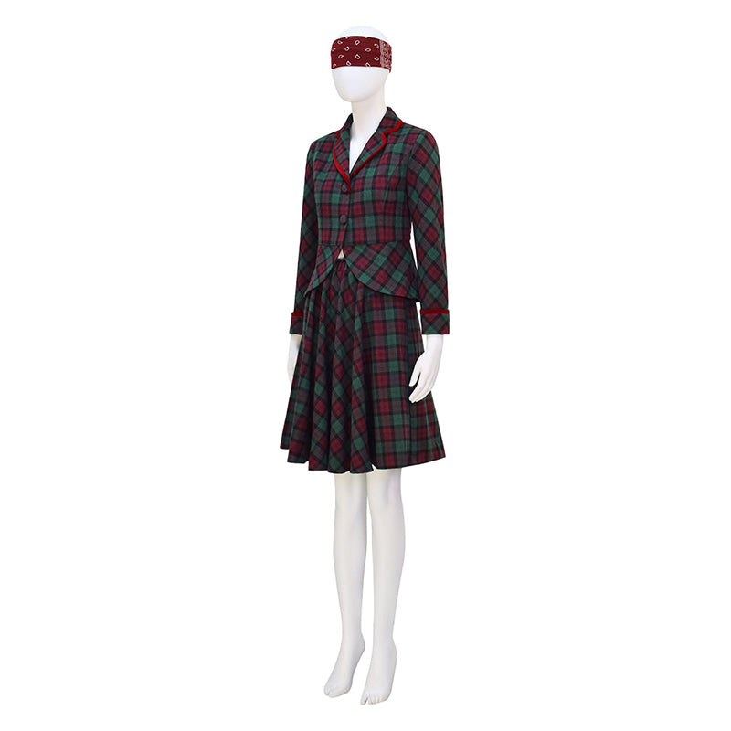 Women's Vintage Dress Christmas Holiday Bethany Aunt Christmas Suit ACcosplay