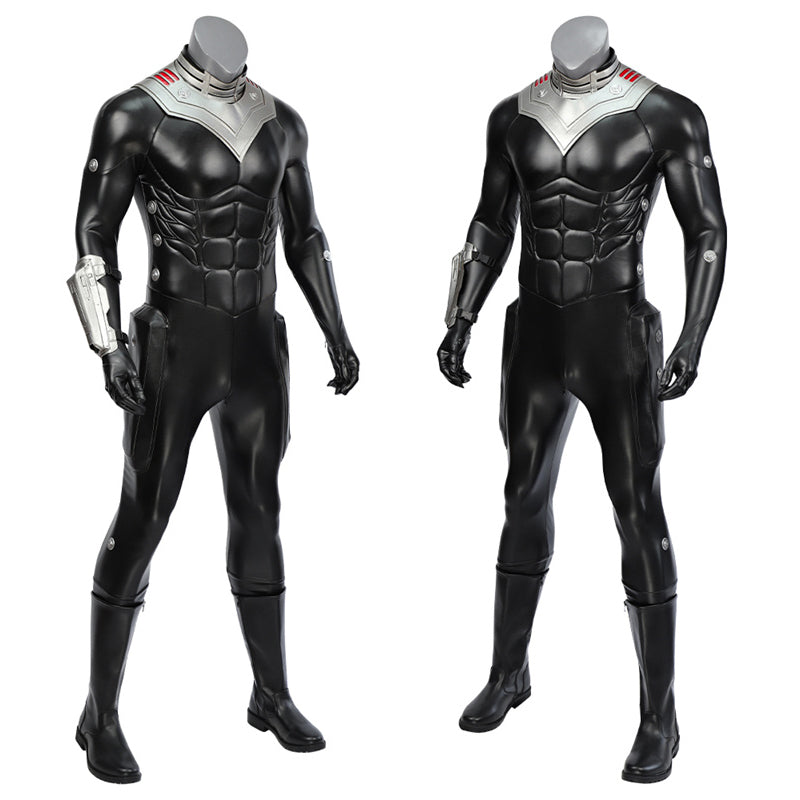 Black Manta Cosplay Costume Aquaman 2 Villain David Hyde Bodysuit Halloween Carnival Suit