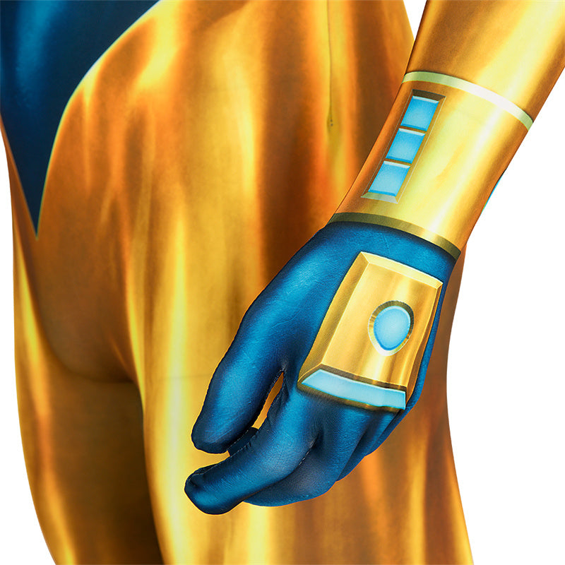 Animed Booster Gold Cosplay Michael Jon Carter Costume Jumpsuits Halloween Carnival Suit