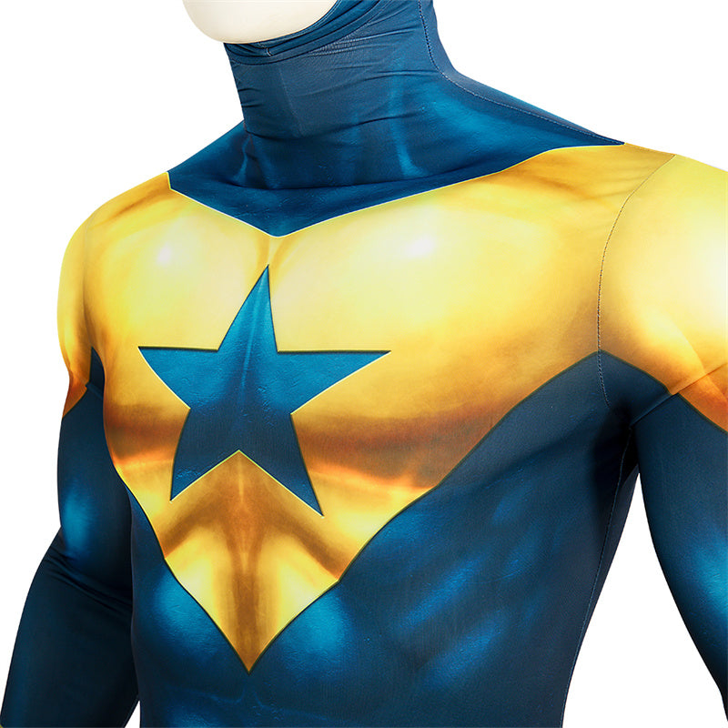 Animed Booster Gold Cosplay Michael Jon Carter Costume Jumpsuits Halloween Carnival Suit