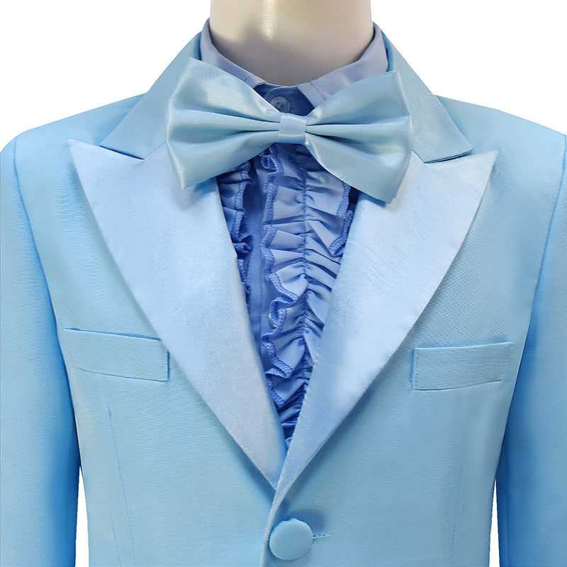 Dumb and Dumber Suit Boy Harry Dunne Blue Cosplay Costume Halloween Party Suit