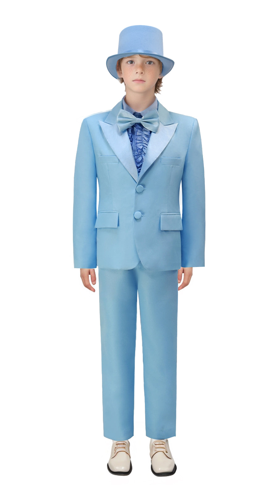 Men's Harry Tuxedo Costume - Adult 90s Dumb & Dumber Blue Suit For Halloween Prom (M-XL)