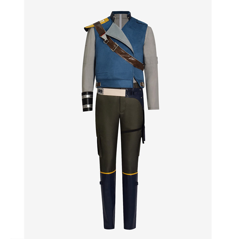 Star Wars Jedi: Survivor Cosplay Cal Kestis Costume Leather Vest Full Set Halloween Suit