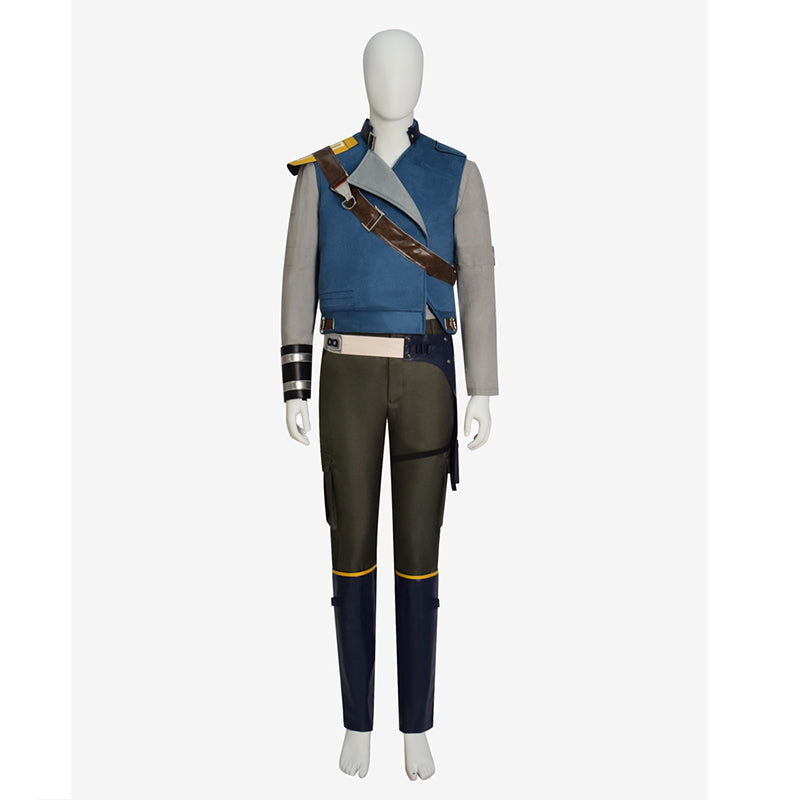 Star Wars Jedi: Survivor Cosplay Cal Kestis Costume Leather Vest Full Set Halloween Suit