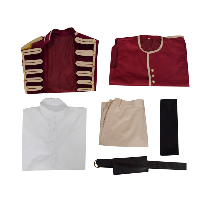 Peter Pan And Wendy Cosplay Jude Law Captain Hook Costume Pirate Uniform Outfit