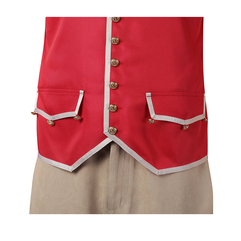 Peter Pan And Wendy Captain Hook Cosplay Costume Pirate Uniform Halloween Party Suit