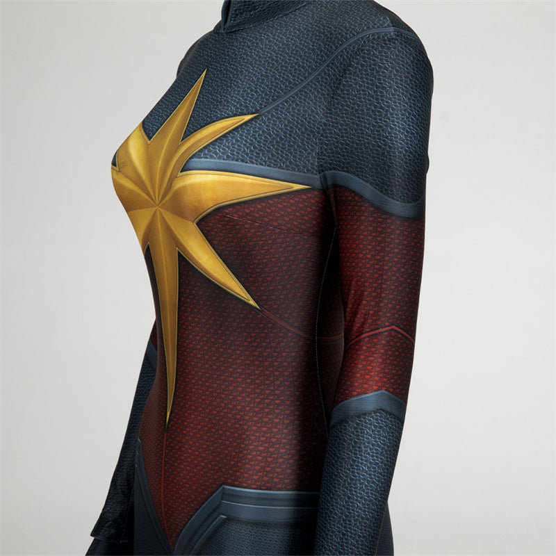 Captain Marvel Costumes The Marvel 2 Superhero Carol Danvers Jumpsuit Cosplay Costume