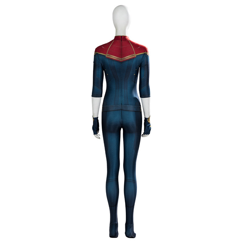 Carol Danvers Costume 2023 Captain Marvel Cosplay Costume Superhero Team Uniform Jumpsuit