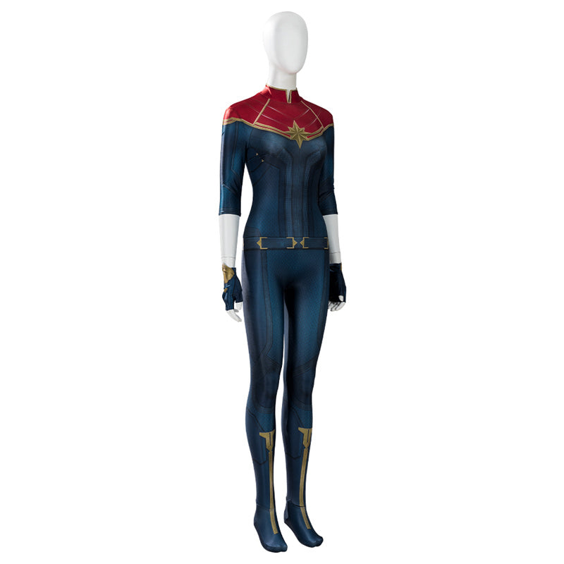 Carol Danvers Costume 2023 Captain Marvel Cosplay Costume Superhero Team Uniform Jumpsuit