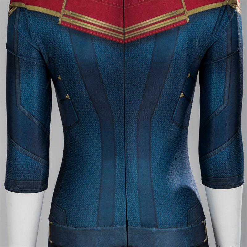 Carol Danvers Costume 2023 Captain Marvel Cosplay Costume Superhero Team Uniform Jumpsuit