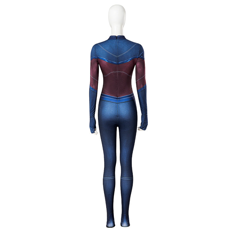 Carol Danvers Jumpsuit Amazing Captain 2 Supergirl Cosplay Costume Halloween Carnival Suit