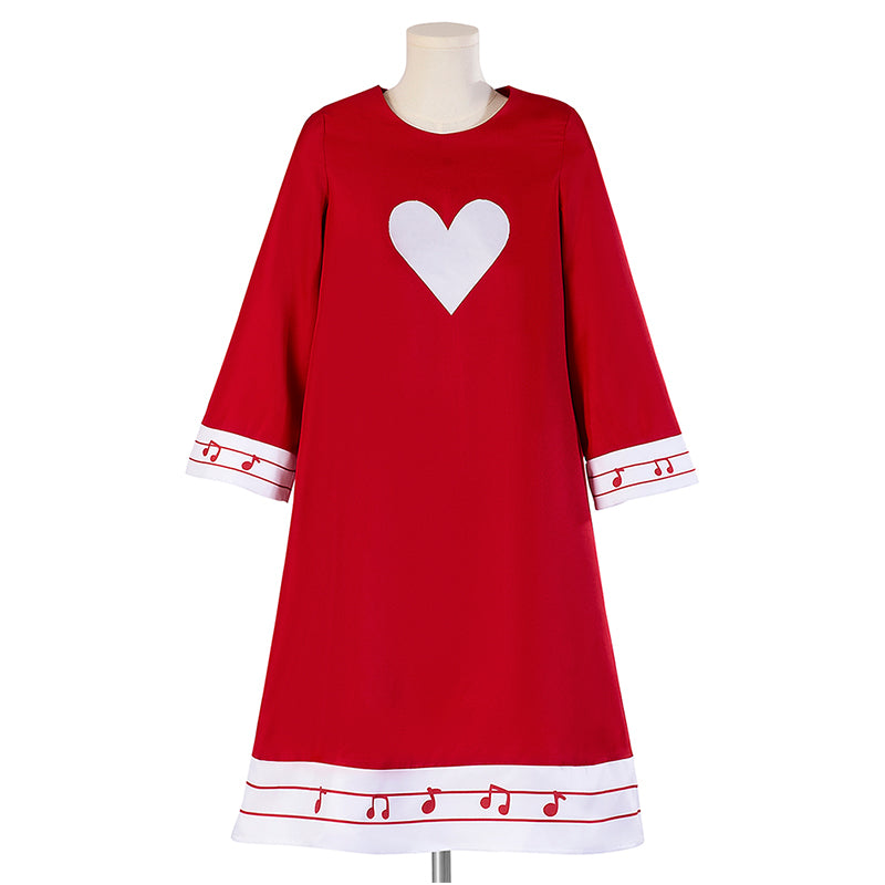 Hazbin Hotel Charlie Morningstar Cosplay Costume Kids Charlie Morningstar Red Dress Halloween Suit