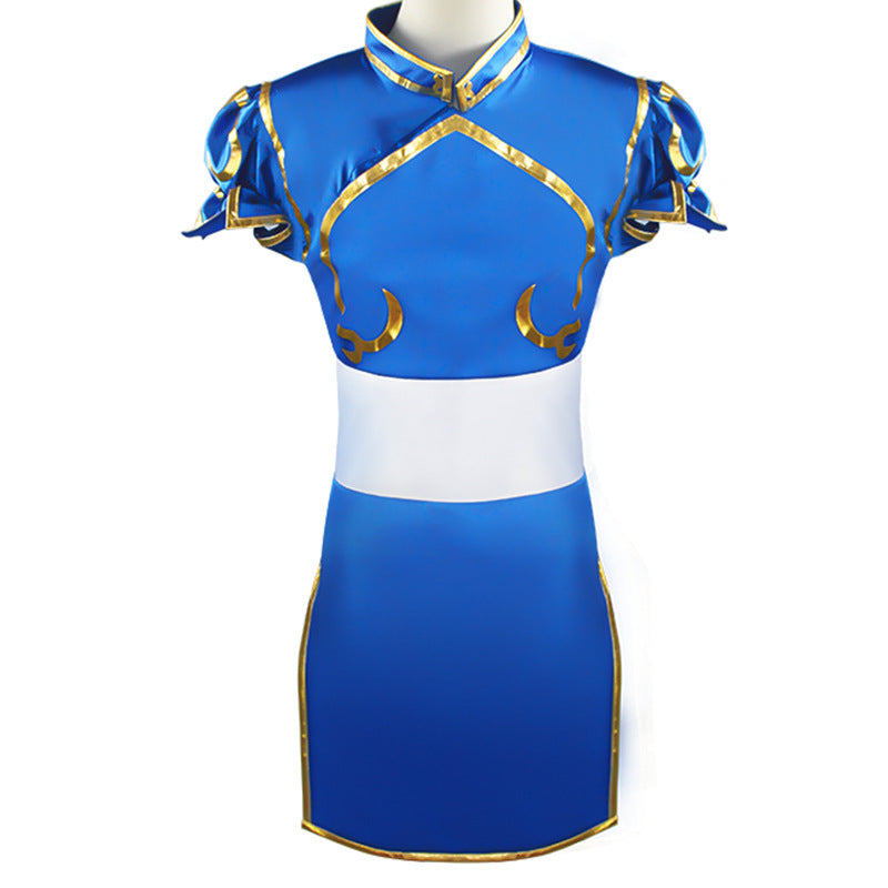 Street Fighter(SF) Chun Li Sexy Swimsuit Cosplay Costume Dress