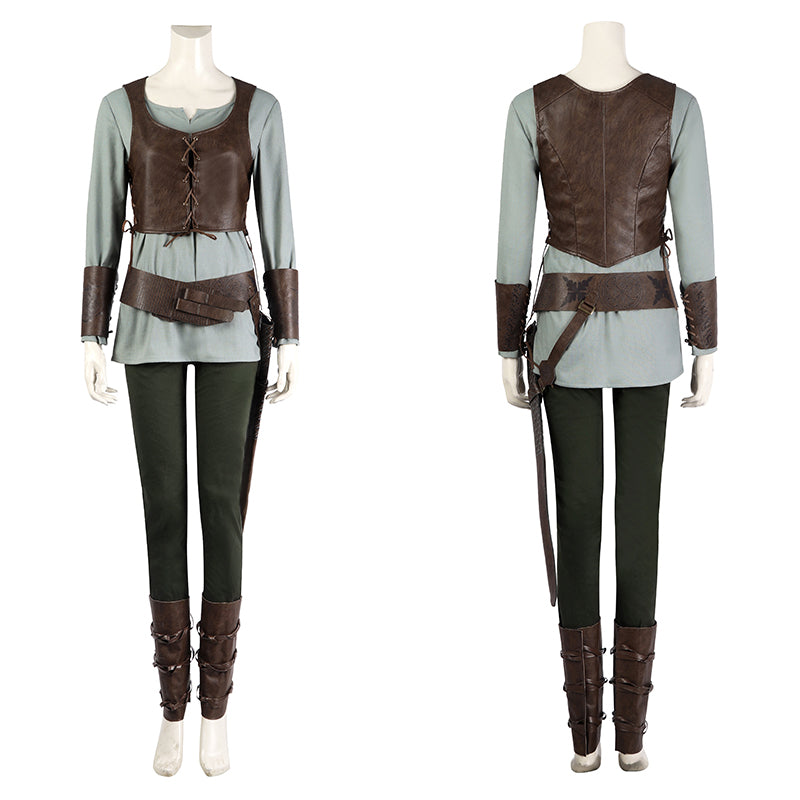 Ciri Costume The Witcher Season 3 Costume Cirilla Witcher Battle Suit Outfit