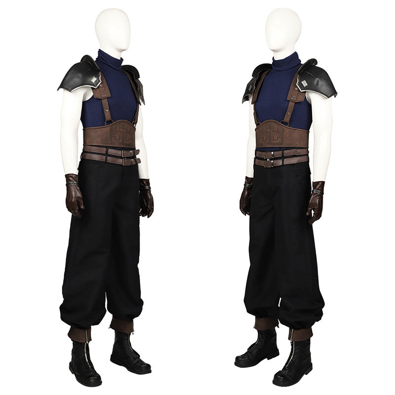 FF7 Cloud Strife Cosplay Final Fantasy VII Remake Costume Halloween Outfit Version 2