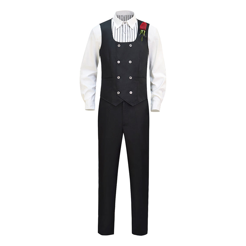 The Hunger Games Coriolanus Snow Cosplay Costume The Ballad of Songbirds and Snakes Outfits