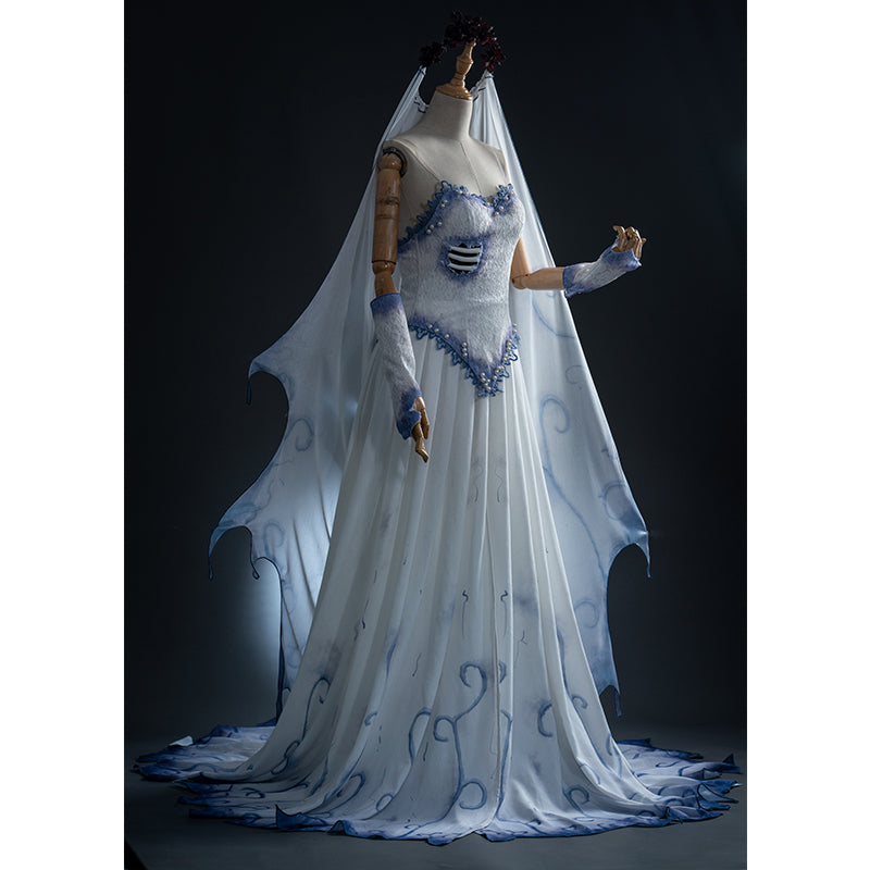 dress corpse bride Rib Cage Lace-Up Step into the hauntingly romantic world of Tim Burton with the Corpse Bride Emily Costume for Adults by Rubies I Made My Dream "Corpse