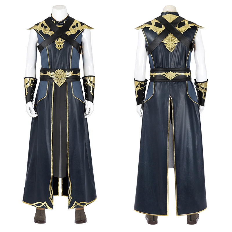 The Dark Urge Cosplay Costume Baldur's Gate 3 Sorcerer Robe Outfit Halloween Suit