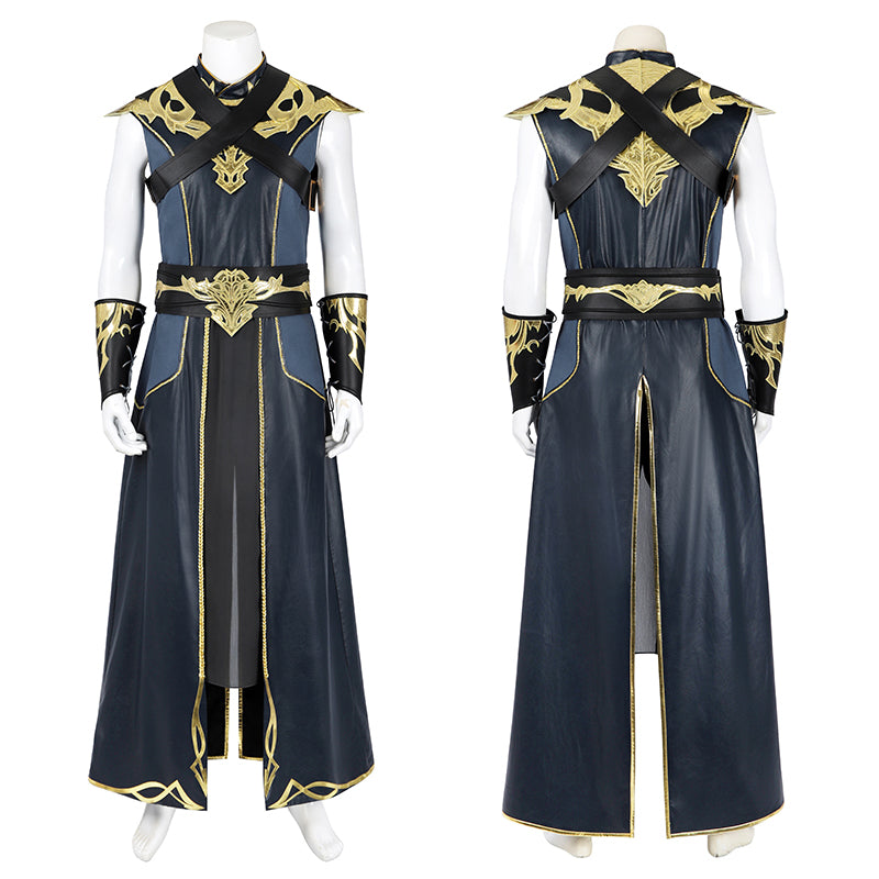 The Dark Urge Cosplay Costume Baldur's Gate 3 Sorcerer Robe Outfit Halloween Suit