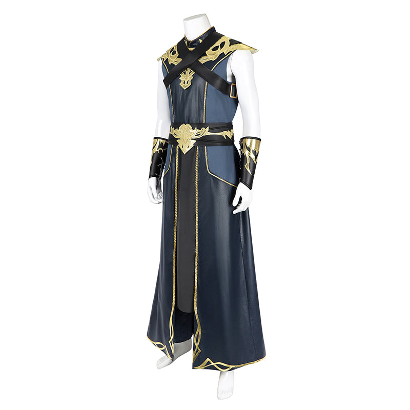 The Dark Urge Cosplay Costume Baldur's Gate 3 Sorcerer Robe Outfit Halloween Suit