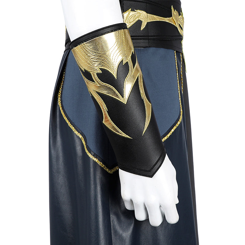 The Dark Urge Cosplay Costume Baldur's Gate 3 Sorcerer Robe Outfit Halloween Suit