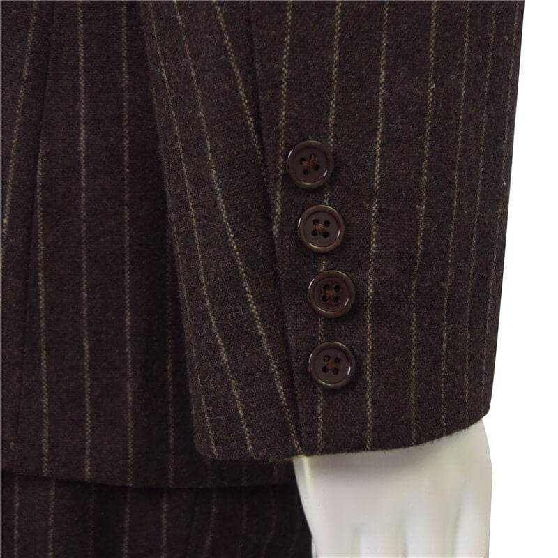 Tenth Doctor Brown Wool Suit Doctor Who 10th Doctor Cosplay Costume ACcosplay