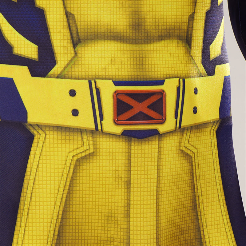Deadpool 3 Wolverine Cosplay Costume Captain America Superhero Wolverine Jumpsuit With Claw Prop