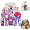 The Amazing Digital Circus Hoodie Pomni Cosplay Costume Kids Clown Halloween Hoodies