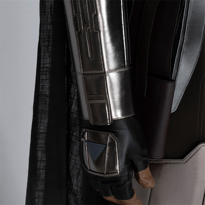 The Mandalorian S3 Cosplay Din Djarin Costume Helmet Cape Boots Halloween Celebration Suit