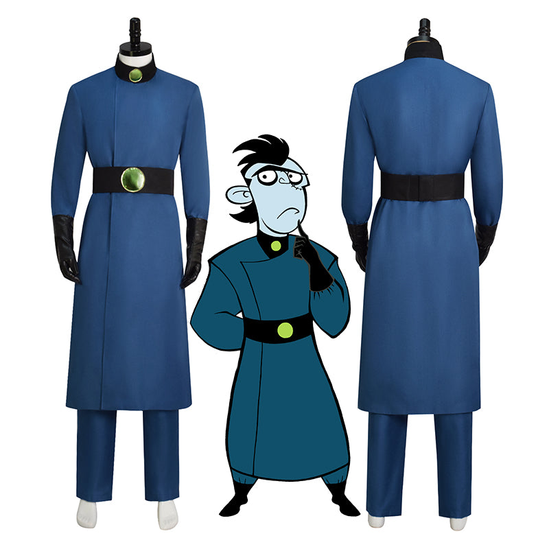 Dr.Drakken Cosplay Costume Kim Possible Shego Boss Uniform Halloween Carnival Suit