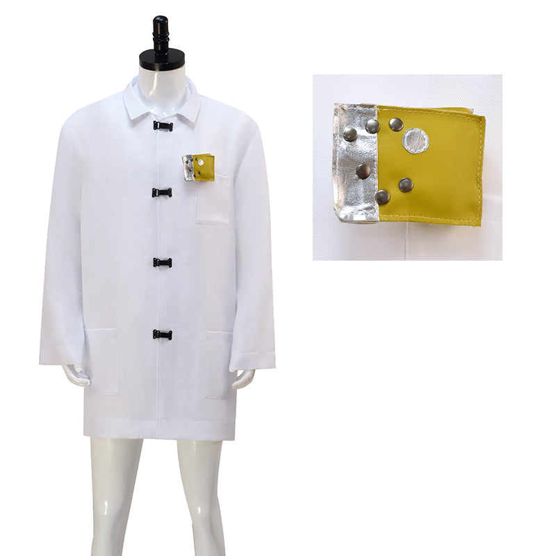 Fallout Dr Siggi Wilzig Cosplay Costume Fallout White Coat Outfit Halloween Carnival Suit