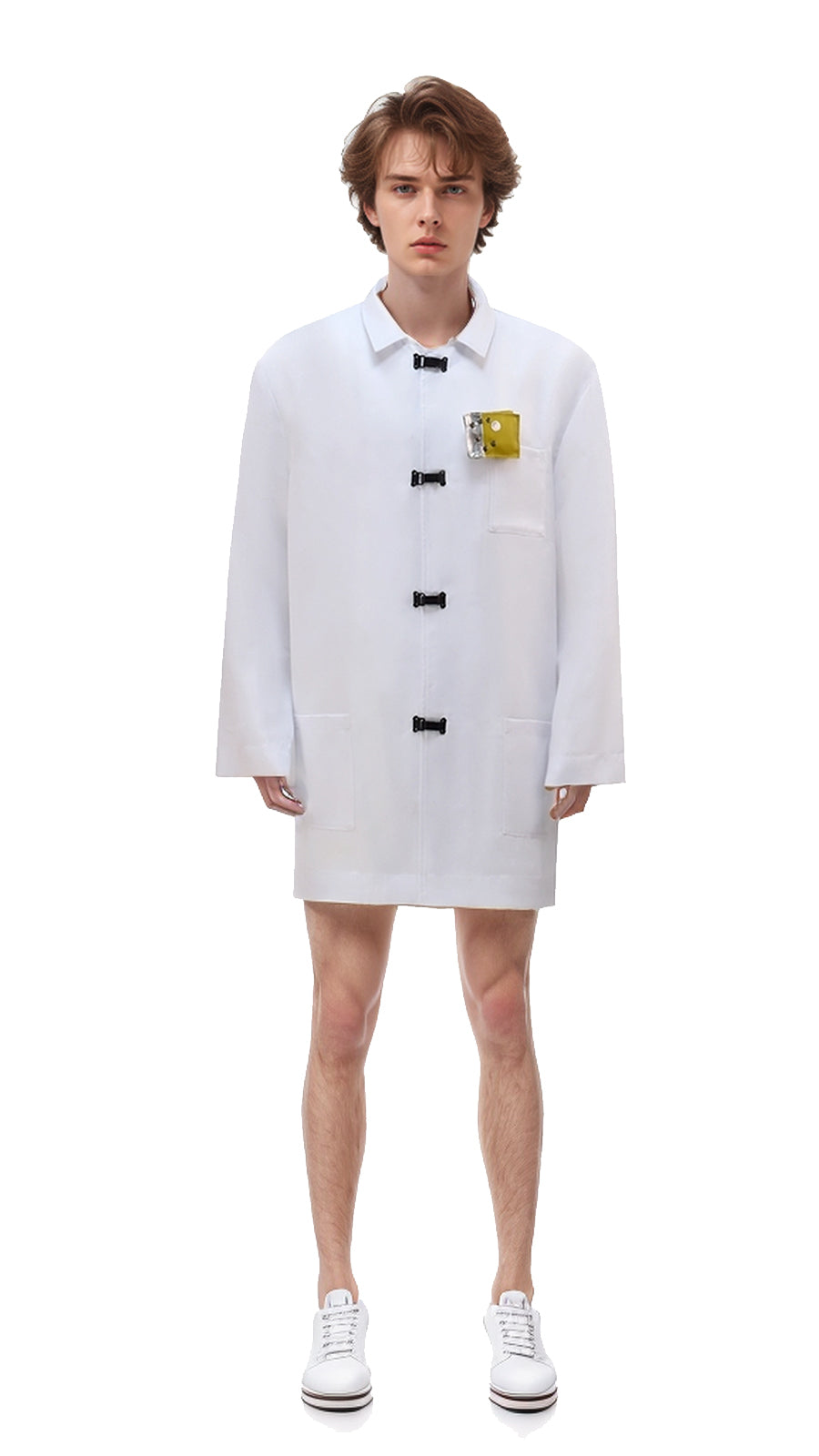 Fallout Dr Siggi Wilzig Cosplay Costume Fallout White Coat Outfit Halloween Carnival Suit