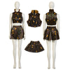 Animed Elemental Ember Lumen Cosplay Costume Ember Dress Suit Vest Skirt Version