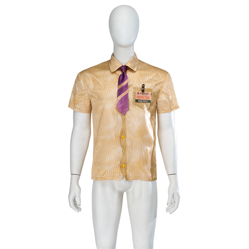 Film Elemental Wade Ripple Cosplay Costume Wade Elemental Shirt Halloween Carnival Suit