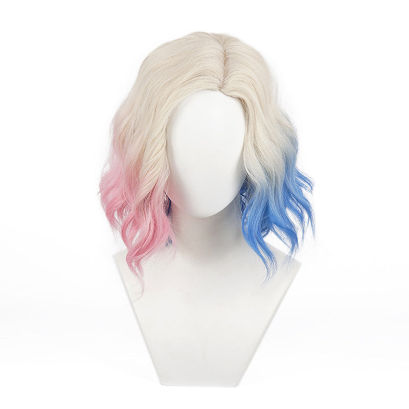 Enid Sinclair Wig Wednesday Cosplay Wigs Blonde Pink Blue Gradient Hair Halloween Wigs