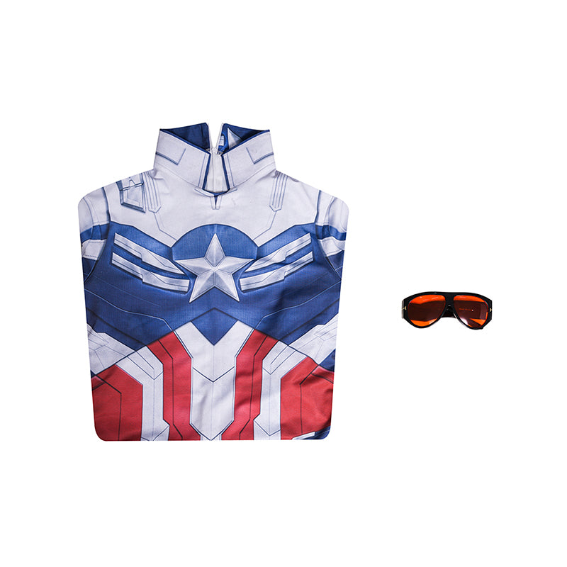 The Falcon Soldier Captain America Cosplay Costume Jumpsuit Full Set Outfit ACcosplay